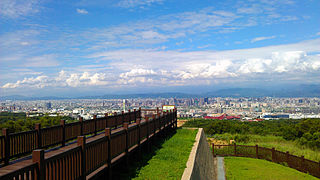 Panorama de la ville de Taichung.