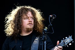 Åkesson with Opeth in 2014