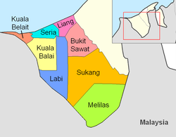 Location of Belait