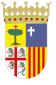 The current coat of arms of Aragon (Spain) features four heads of Moors