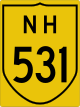 National Highway 531 shield}}