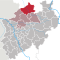 Lage des Kreises Steinfurt in Nordrhein-Westfalen