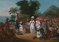Image 16A linen market in the British West Indies, circa 1780 (from History of the Caribbean)