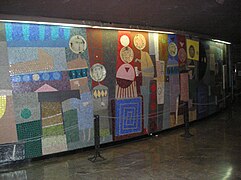 Juan Batlle Planas, mural en el Teatro San Martín de Buenos Aires.