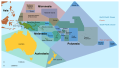Image 4Subregions (Melanesia, Micronesia, Polynesia and Australasia), as well as sovereign and dependent islands of Oceania (from Micronesia)