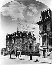 William Workman's house on Sherbrooke in the Golden Square Mile. Built 1842, demolished 1952