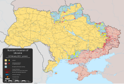 Rusiyeniñ Ukrainağa açıq istilâsı
