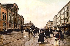 Morning on Nevsky Prospekt (1886)