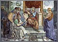 Peter von Cornelius: Joseph deutet die Träume des Pharaos, Freskezüklus vo dr Casa Bartholdy, Berlin, Alte Nationalgalerie
