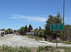 Entering San Luis from the west