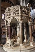 Púlpito de la catedral de Pisa, de Giovanni y Andrea Pisano, 1311.