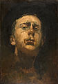 zelfportret door George Hendrik Breitner geboren op 12 september 1857