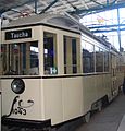 Motor tram number 1043 (Type 29). The bogies are not original.