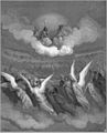 The Heavenly Hosts, c. 1866, illustration to Paradise Lost