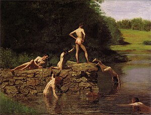 The Swimming Hole (1884–85) by Thomas Eakins