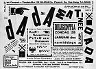 Poster for Dada Matinée, Jan. 1923, printed poster, announcing Kurt Schwitters, Theo van Doesburg & his wife Nelly