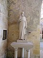Statue of Saint Mexme in chapel.