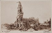 Daily Mail official war photograph, "The Church at Albert", 1914–1917