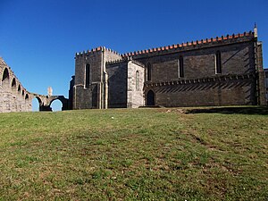 Santa Clara Church in Vila do Conde and the endpoint of the Aqueduct of Santa Clara