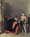 Don Pedro de Tolède poljublja meč Henrika IV. (1820), Jean Auguste Dominique Ingres