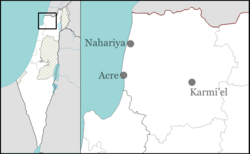 Nahariyya is located in Northwest Israel