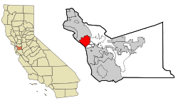 Location within Alameda County