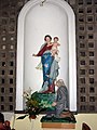 Statua della Madonna della Guardia della missione dell'arcidiocesi di Genova in Guaricano