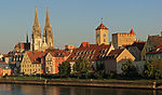 An Danube yn Regensburg