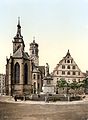 Stuttgart, Stiftskirche, 1900