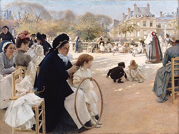 Luxembourg Gardens, Paris (1887)