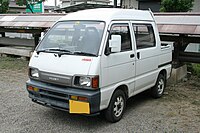 The Hijet Deck Van is a pickup version of the van