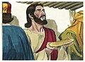 Ježiš rozdáva chlieb apoštolom