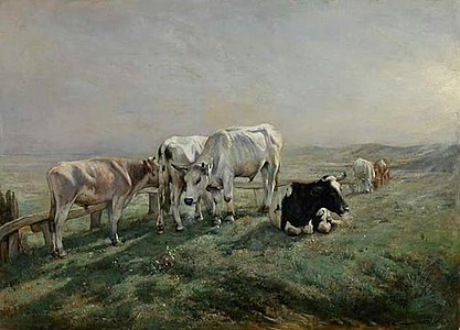 Vaches dans les dunes, Collection Mesdag
