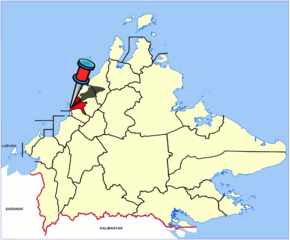 Poziția localității Kota Kinabalu