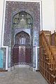 El mihrab y el minbar de la mezquita Kalon.