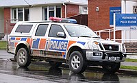 2002 Holden Rodeo (Isuzu Faster) Police vehicle
