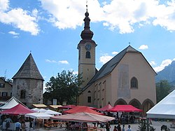 Main square with Sts. Peter and Paul Church