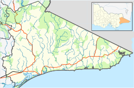 Cassilis is located in Shire of East Gippsland