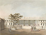 North Front Of Tippoo's Palace, Bangalore, by James Hunter (d.1792)