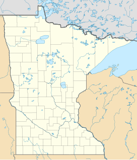 Map showing the location of Hill River State Forest