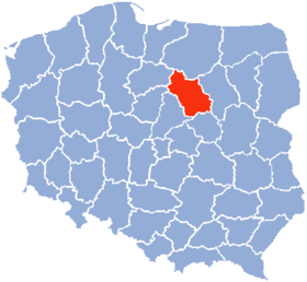 Localisation de Voïvodie de Ciechanów