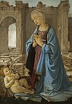 『聖母子』1470年頃制作 ジョン・ラスキンが長く所有したことから『ラスキンの聖母』とも呼ばれる。