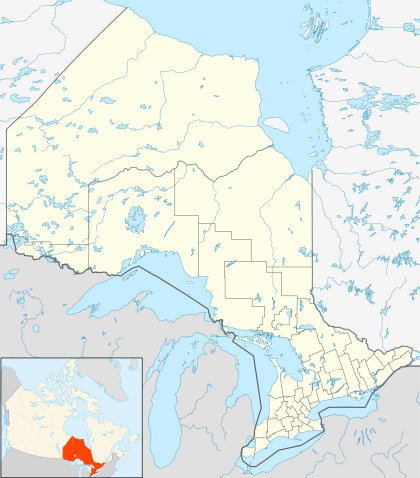 1999–2000 OHL season is located in Ontario