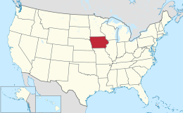 Iowa – Localizzazione