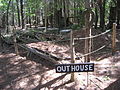 Former outhouse location