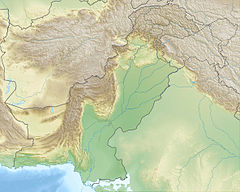ムルターンの位置（パキスタン内）