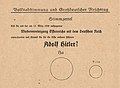 Referendumo pri Anschluss kaj subteno al Hitler (1938).