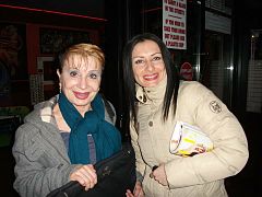 Sticky Vicky (left) and her daughter, María