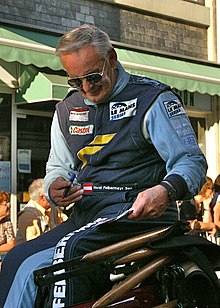 Description de l'image Horst Felbermayr Senior at the 2010 24 Hours of Le Mans (cropped).jpg.