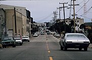 Monterey, Cannery Row (vicolo dell'inscatolamento) nel 1982.
